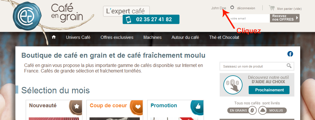 Accès au compte Accès au compte